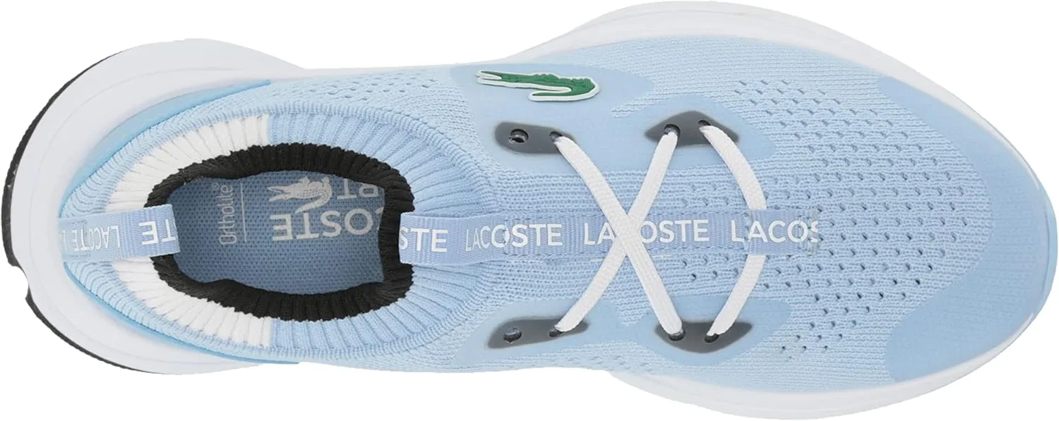 Lacoste Unisex-Child Kids Run Spin Knit Sneaker