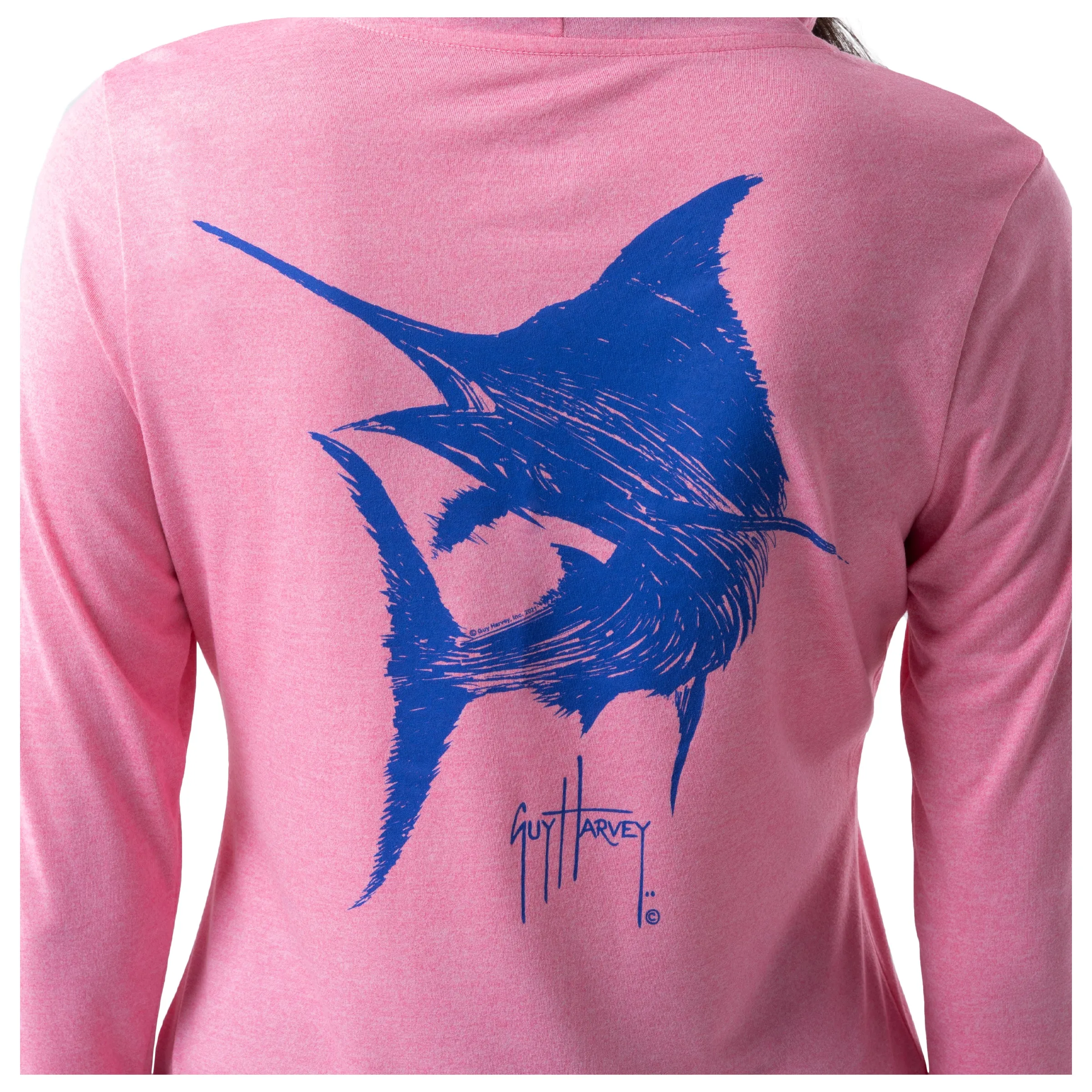 Ladies Marlin Scribble Performance Hoodie