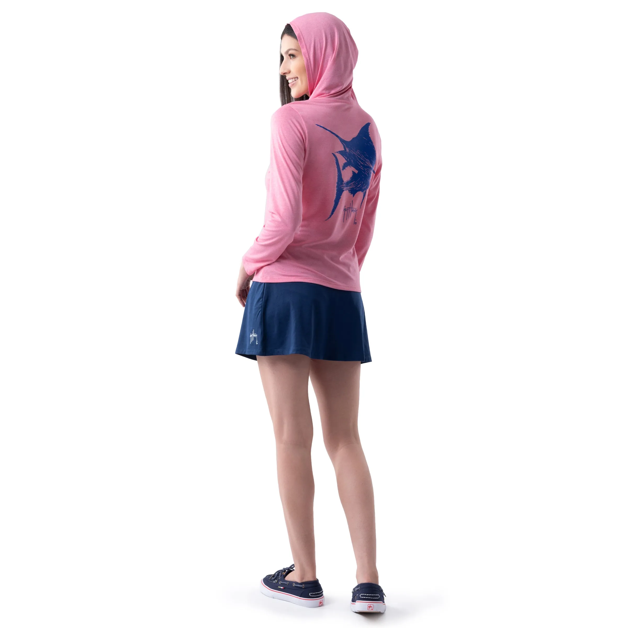 Ladies Marlin Scribble Performance Hoodie