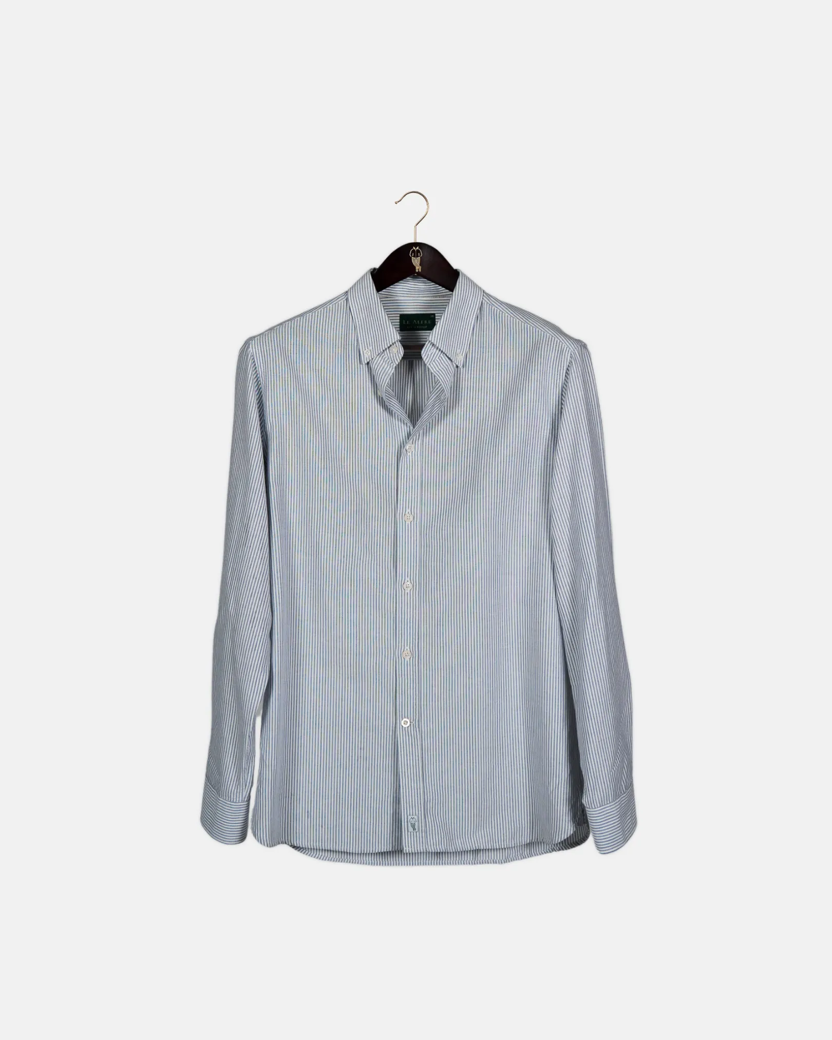 'Le Stripe' Black Oxford Shirt