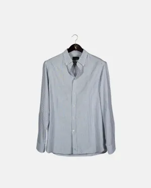 'Le Stripe' Black Oxford Shirt