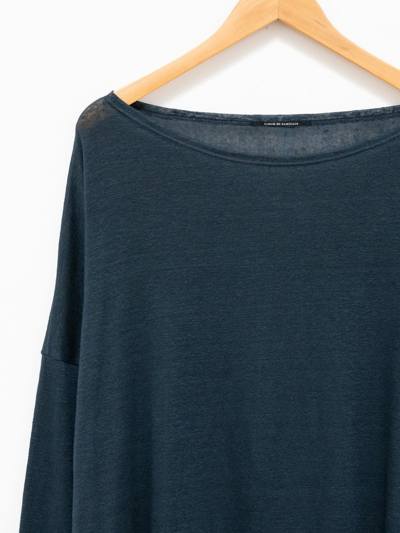 Linen Jumper - Navy