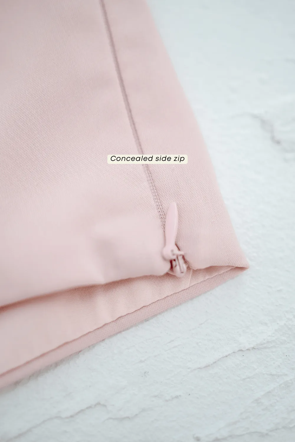 LOVEA RUCHED RIBBON TOP IN PINK