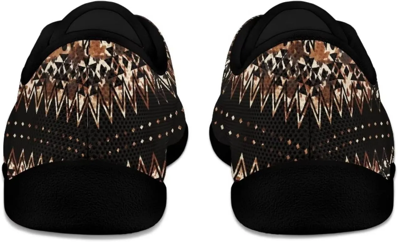 Mens Barefoot Skate Shoes Ethnic Style Women Wide Toe Box Sneakers