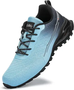 Men's Fashion Sneakers Lightweight Breathable Walking Shoes Tennis Cross Training Shoe Non Slip Trail Running Shoes