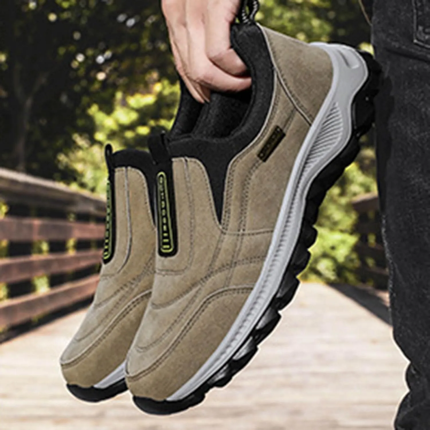 Men's Non Slip Barefoot Minimalist Shoes Lightweight Sport Gym Jogging Walking Sneaker Memory Foam Hiking Shoes