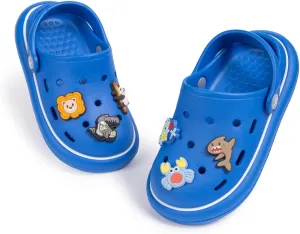 Miamooi Kids Girls Boys Clogs Garden Clogs Toddler Cartoon Slides Sandals Slip-on Water Shoes Indoor Outdoor Waterproof Beach Pool Slippers