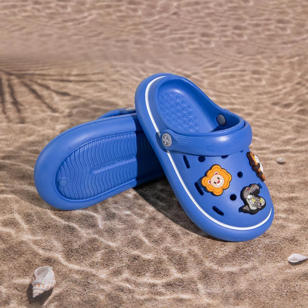 Miamooi Kids Girls Boys Clogs Garden Clogs Toddler Cartoon Slides Sandals Slip-on Water Shoes Indoor Outdoor Waterproof Beach Pool Slippers