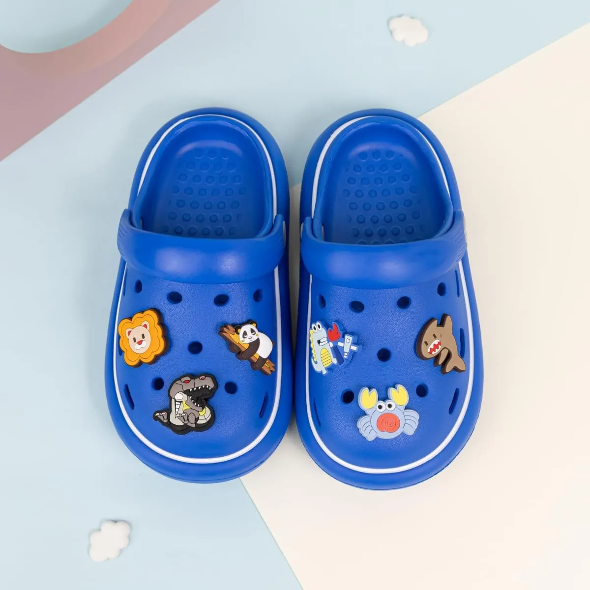 Miamooi Kids Girls Boys Clogs Garden Clogs Toddler Cartoon Slides Sandals Slip-on Water Shoes Indoor Outdoor Waterproof Beach Pool Slippers