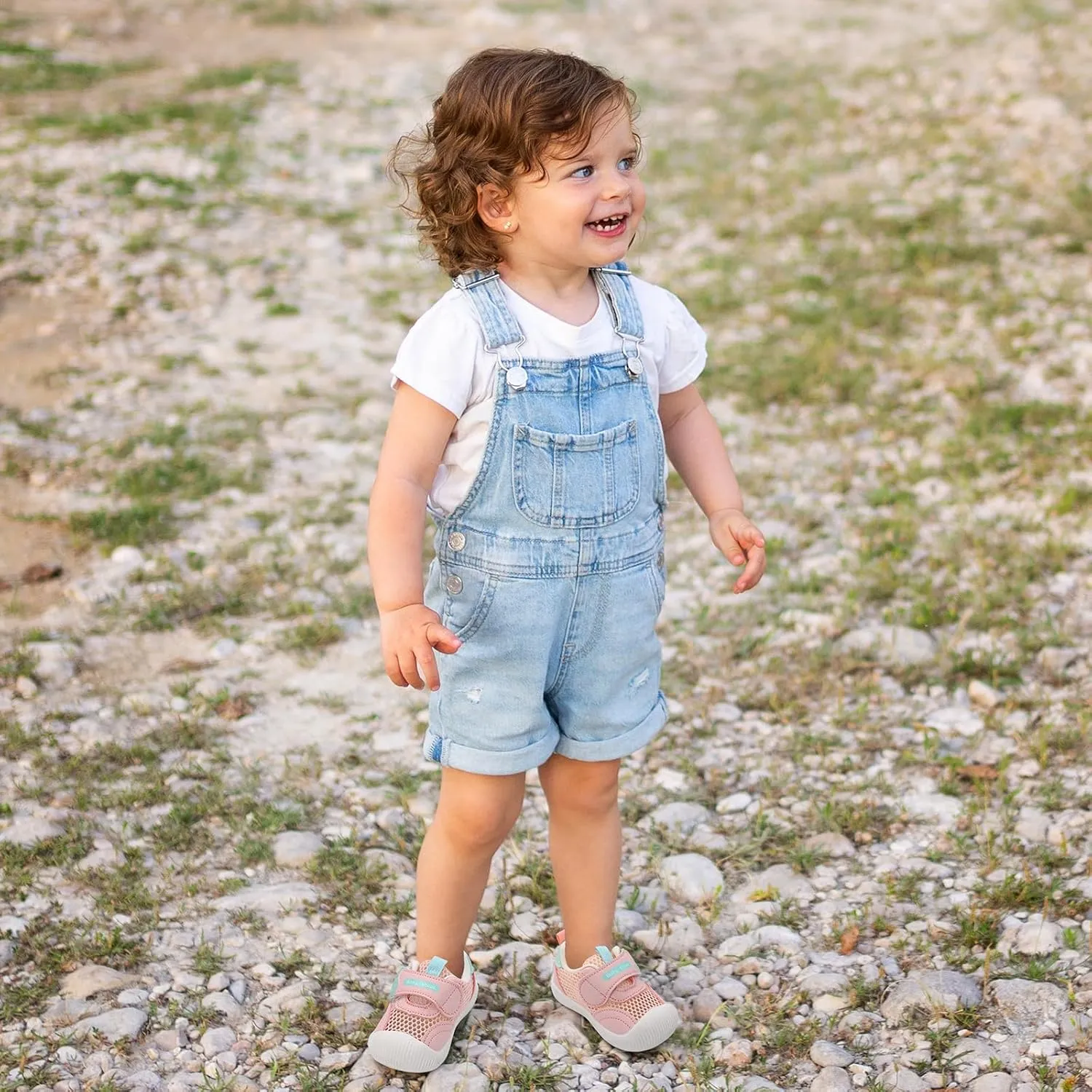 MK MATT KEELY Baby Shoes Boy Girl First Walker Shoes Toddler Non-Slip Breathable Mesh Barefoot Sneakers Infant Outdoor Lightweight Tennis Shoes