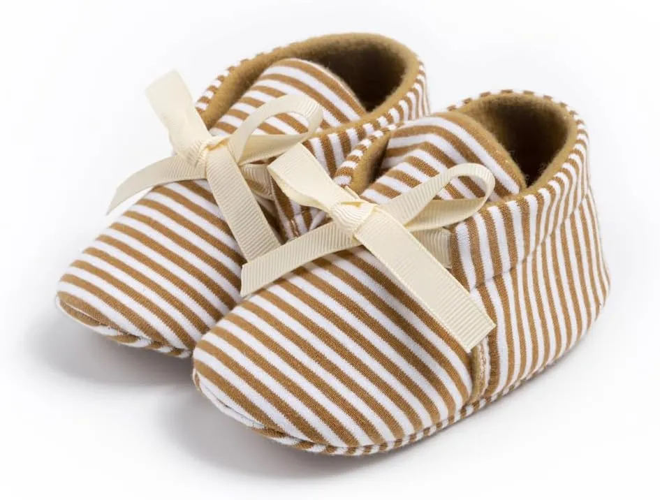 Newborn Baby Booties Soft Winter Crib Sock Shoes for Infant Boys Girls Warm Cozy First Walkers Shoes
