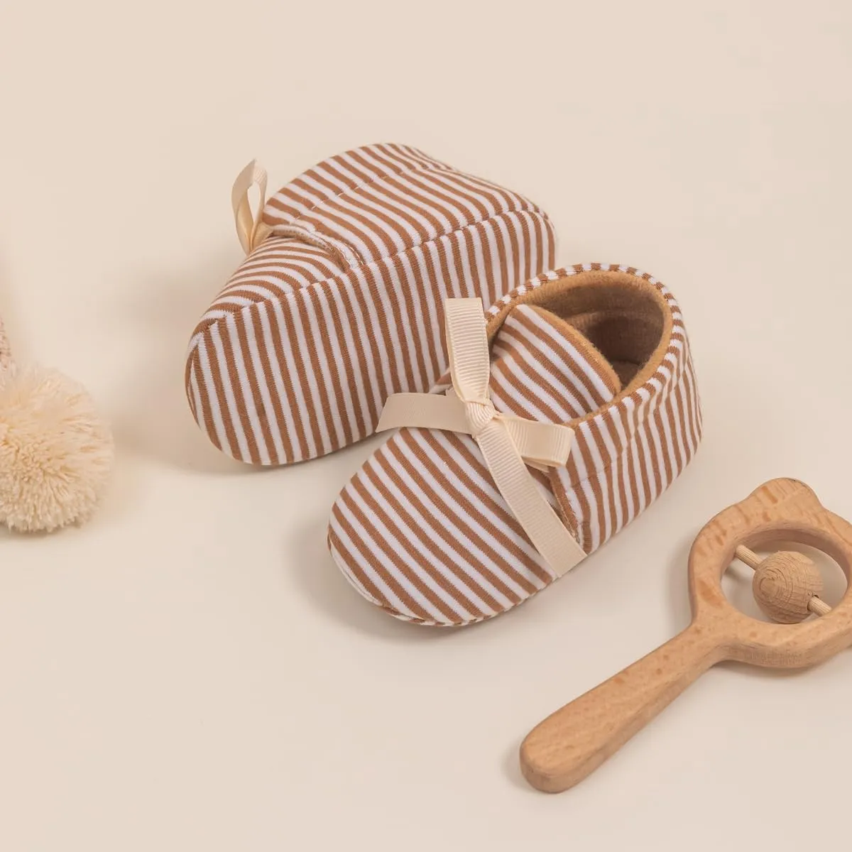 Newborn Baby Booties Soft Winter Crib Sock Shoes for Infant Boys Girls Warm Cozy First Walkers Shoes