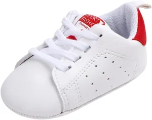 Newborn Baby Toddler Solid Star Letter Print Anti-slip Soft Sole Casual Shoes