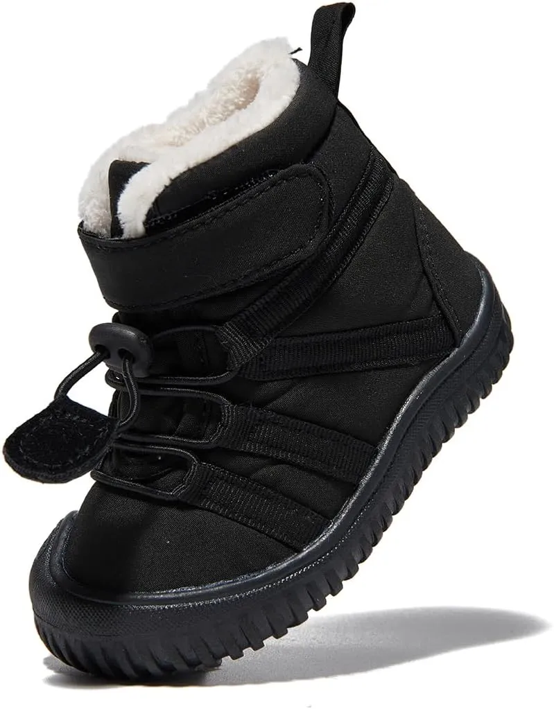 Newsonet Toddler Winter Snow Boots Boys Girls Cold Weather Baby Faux Fur Shoes (Infant/Toddler/)