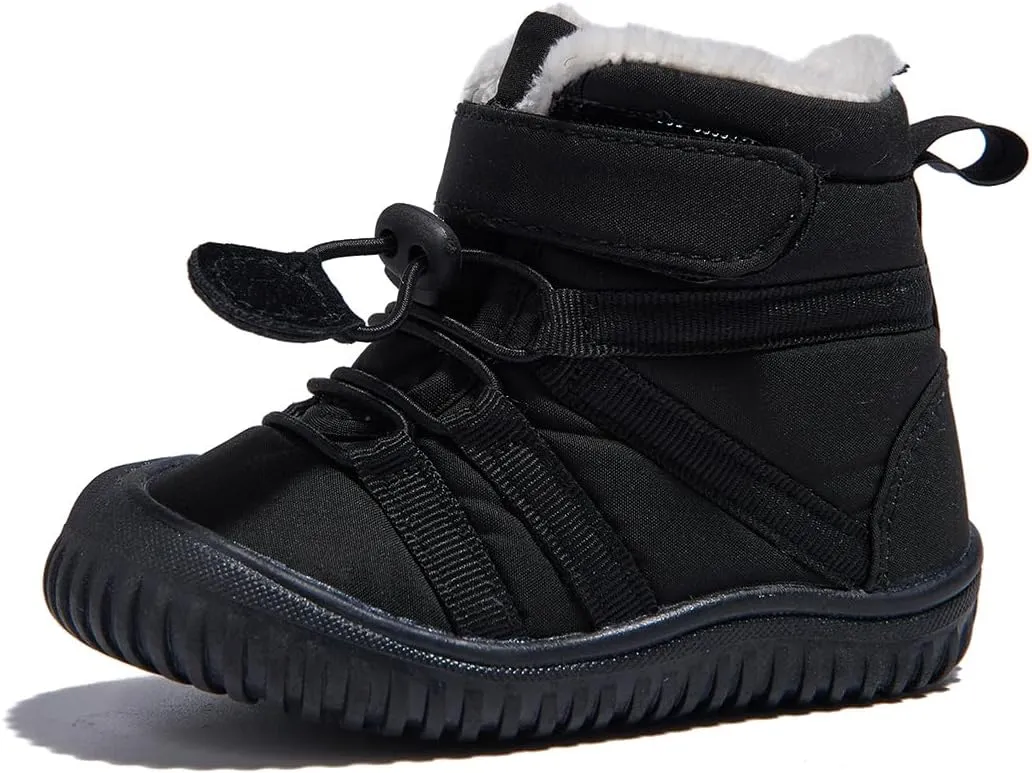 Newsonet Toddler Winter Snow Boots Boys Girls Cold Weather Baby Faux Fur Shoes (Infant/Toddler/)