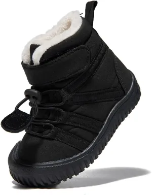 Newsonet Toddler Winter Snow Boots Boys Girls Cold Weather Baby Faux Fur Shoes (Infant/Toddler/)