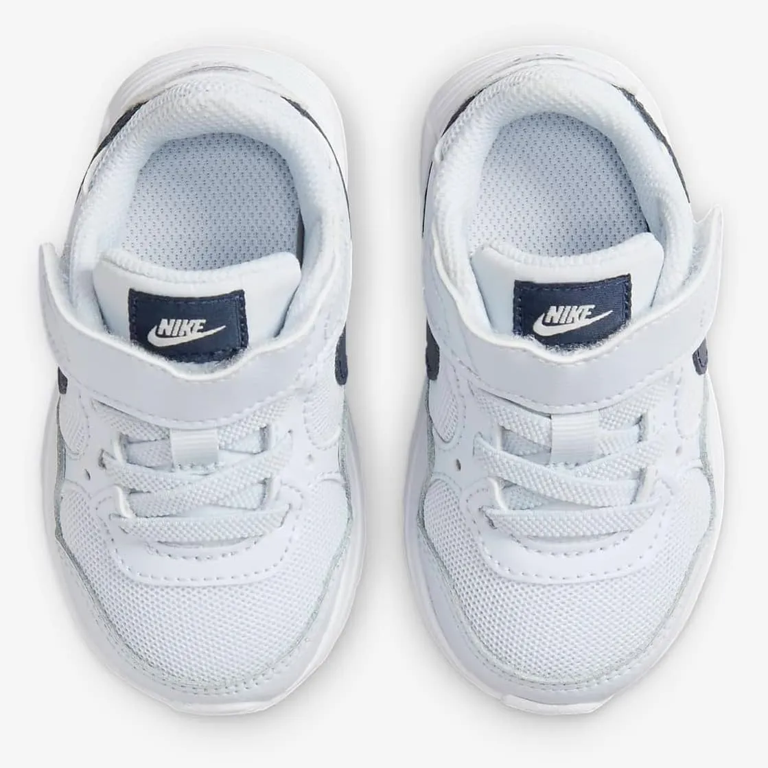 Nike Air Max SC Baby/Toddler Shoes (CZ5361-012, Football Grey/Midnight Navy/White/Summit White)