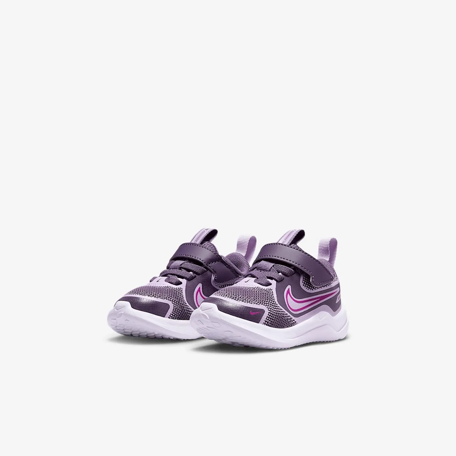 Nike Cosmic Runner Baby/Toddler Shoes (HM4401-500, Dark Raisin/Hydrangeas/White/Hot Fuchsia)