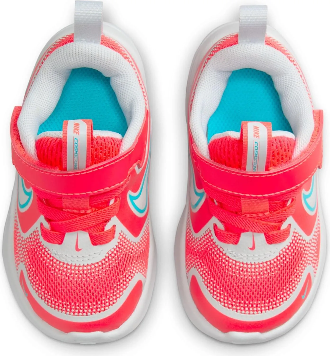 Nike Cosmic Runner Baby/Toddler Shoes (HM4401-600, Bright Crimson/Pure Platinum/Black/Dusty Cactus)