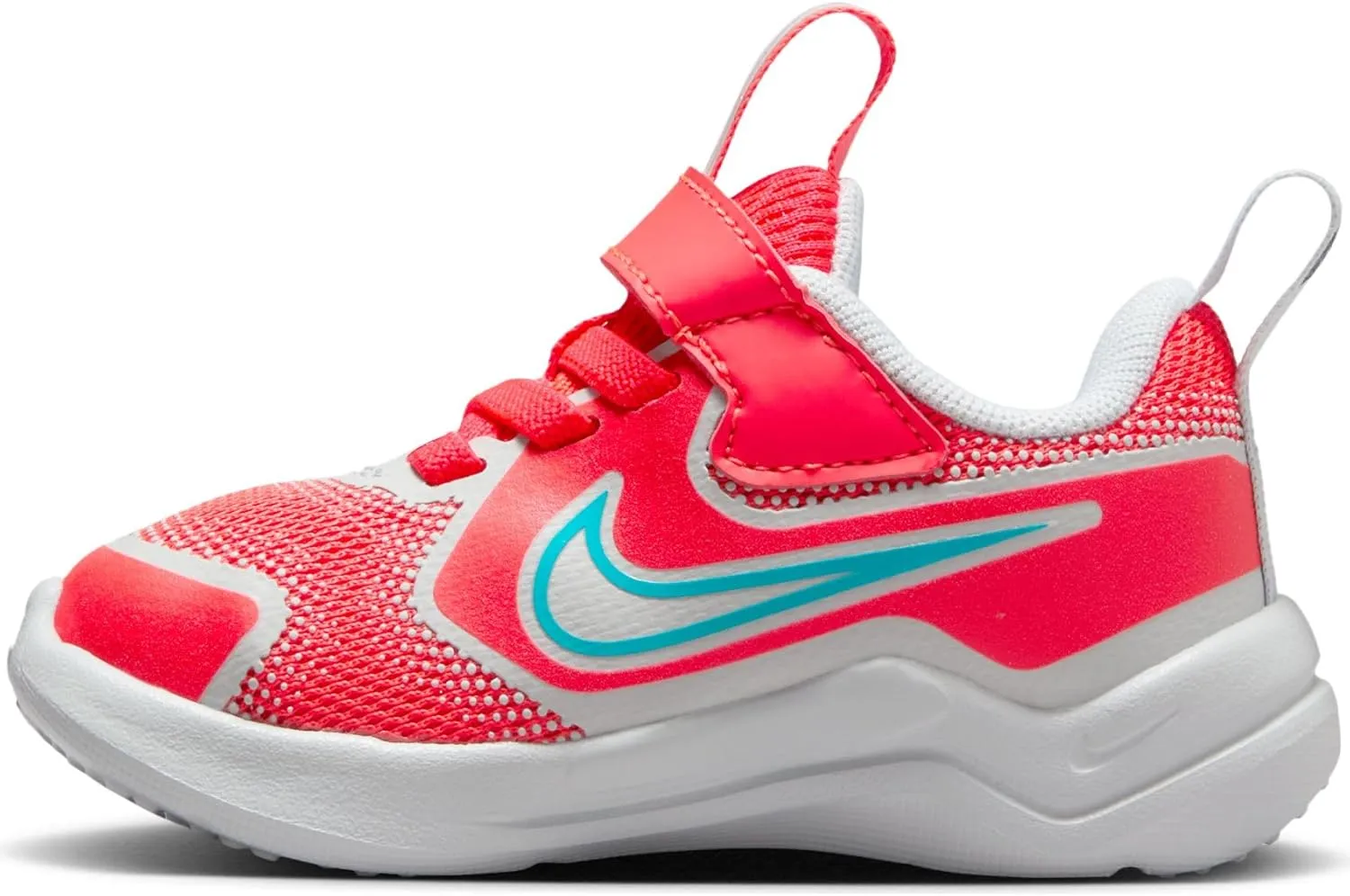 Nike Cosmic Runner Baby/Toddler Shoes (HM4401-600, Bright Crimson/Pure Platinum/Black/Dusty Cactus)