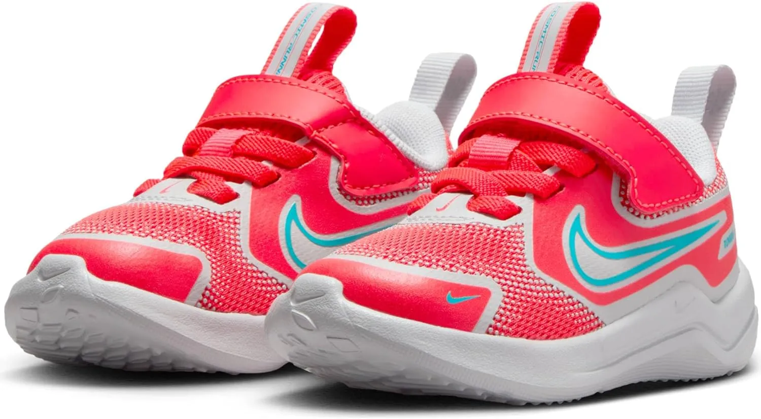 Nike Cosmic Runner Baby/Toddler Shoes (HM4401-600, Bright Crimson/Pure Platinum/Black/Dusty Cactus)