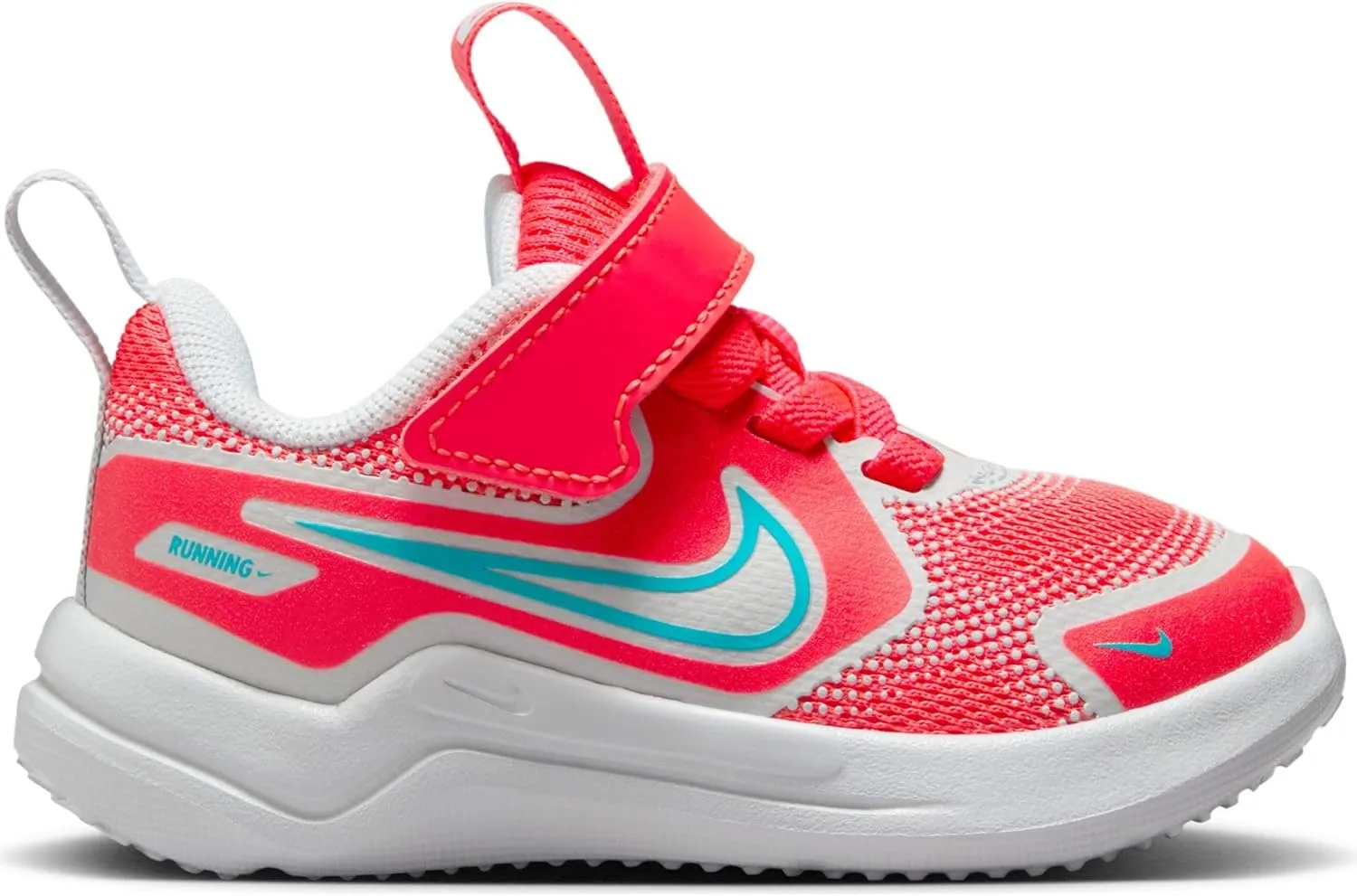 Nike Cosmic Runner Baby/Toddler Shoes (HM4401-600, Bright Crimson/Pure Platinum/Black/Dusty Cactus)