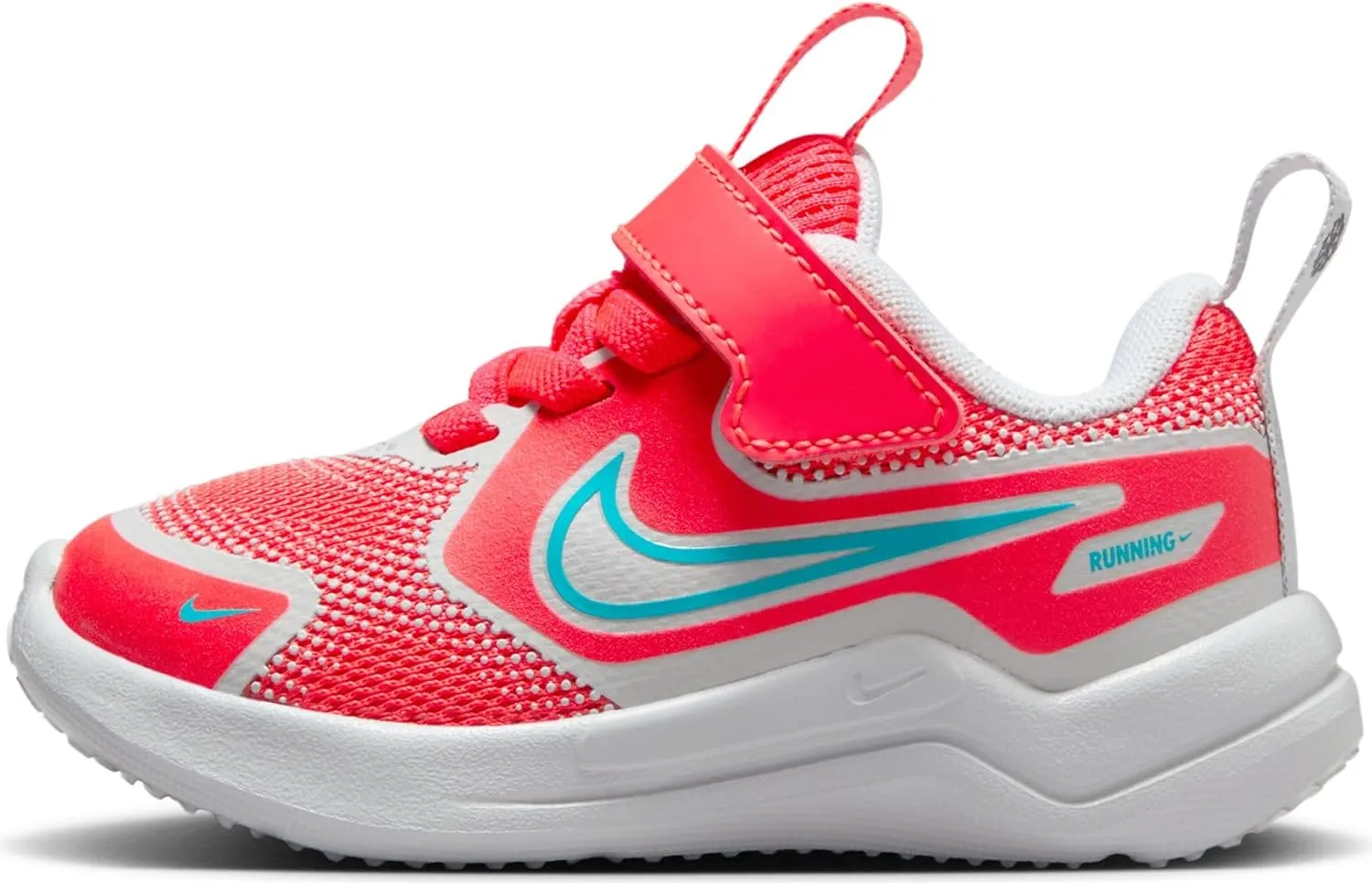 Nike Cosmic Runner Baby/Toddler Shoes (HM4401-600, Bright Crimson/Pure Platinum/Black/Dusty Cactus)