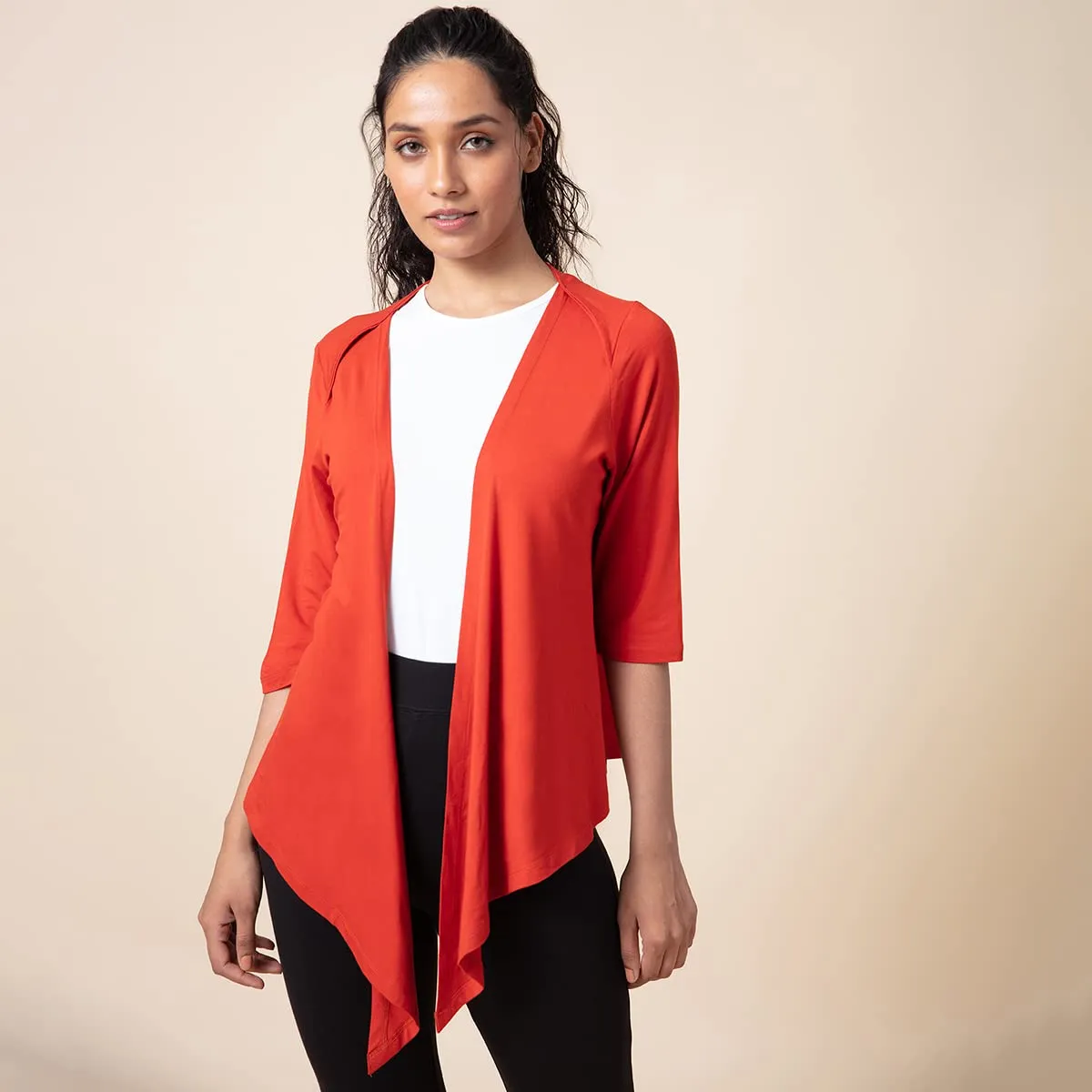 NYKD Sooo Comfy Super Soft Shrug Tops & Tees, NYAT075, Red, M, 1N