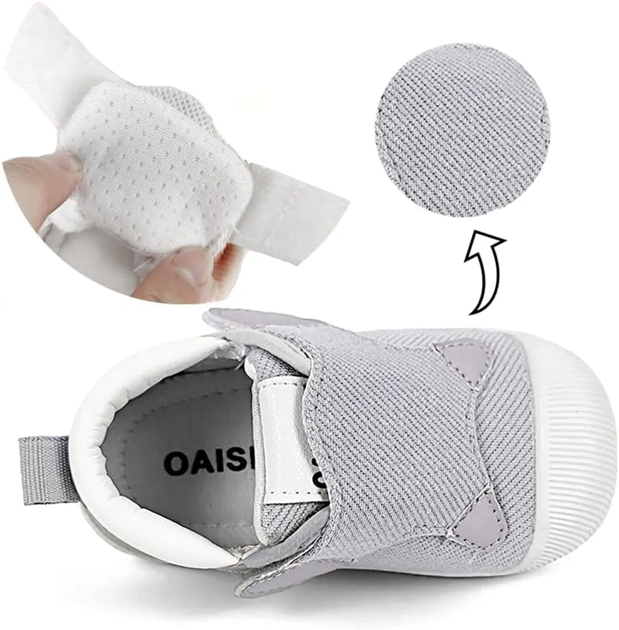 OAISNIT Baby Boys Girls Shoes Lightweight Sneakers Breathable Toddler Tennis Shoes Anti-Slip Baby First Walkers