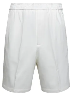 Pantaloncini Sportivi Bianchi con Logo