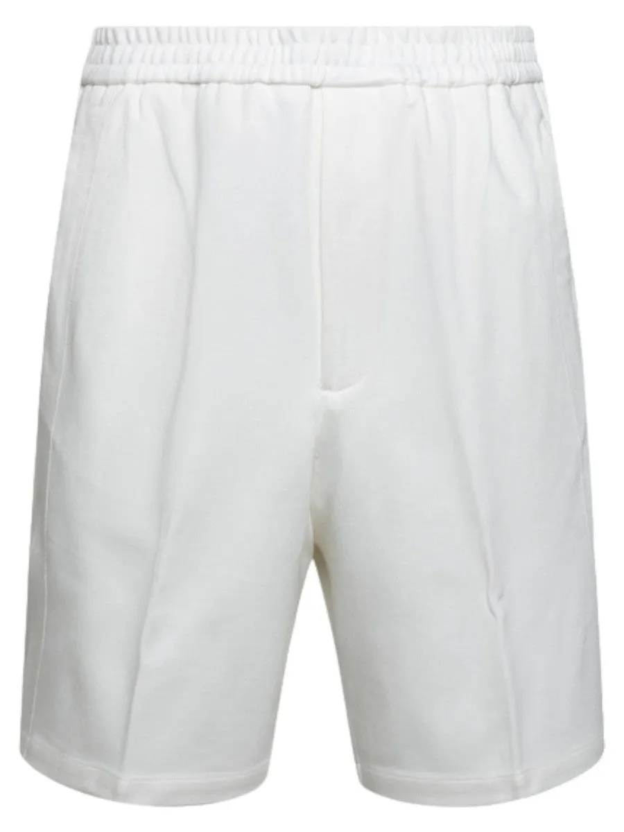 Pantaloncini Sportivi Bianchi con Logo