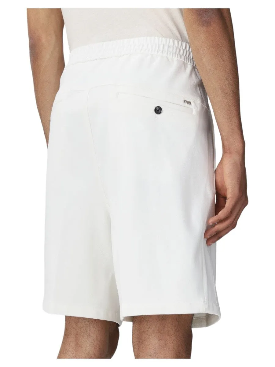 Pantaloncini Sportivi Bianchi con Logo