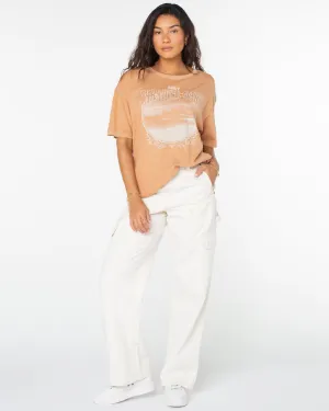 Paradise Oasis T-Shirt - Camel