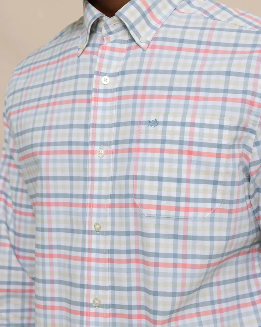 Pelham Gingham Sportshirt (Geranium Pink)