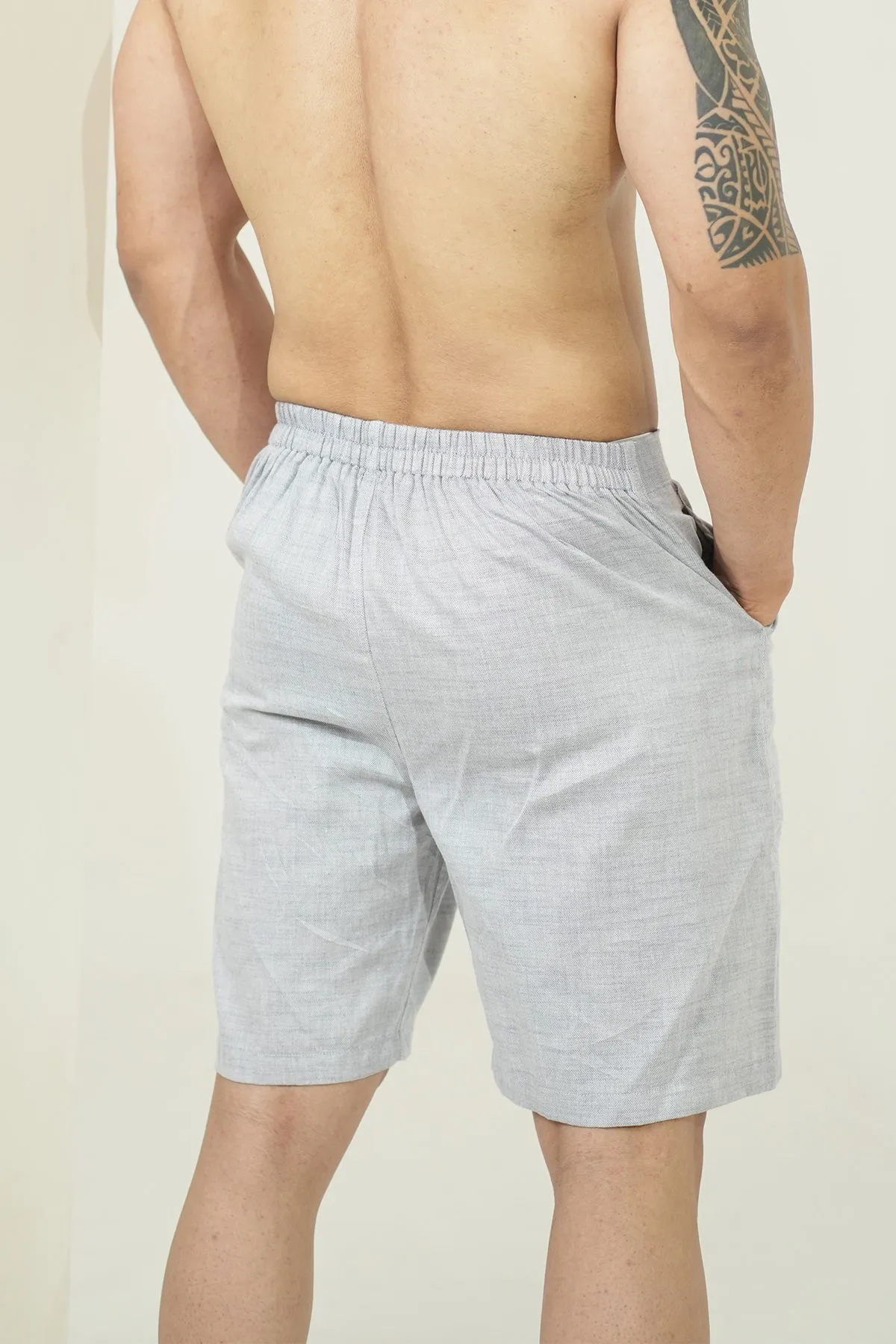 Plain Blue color shorts in cotton fabric , Only shorts Part of Coord Set | Style Matters