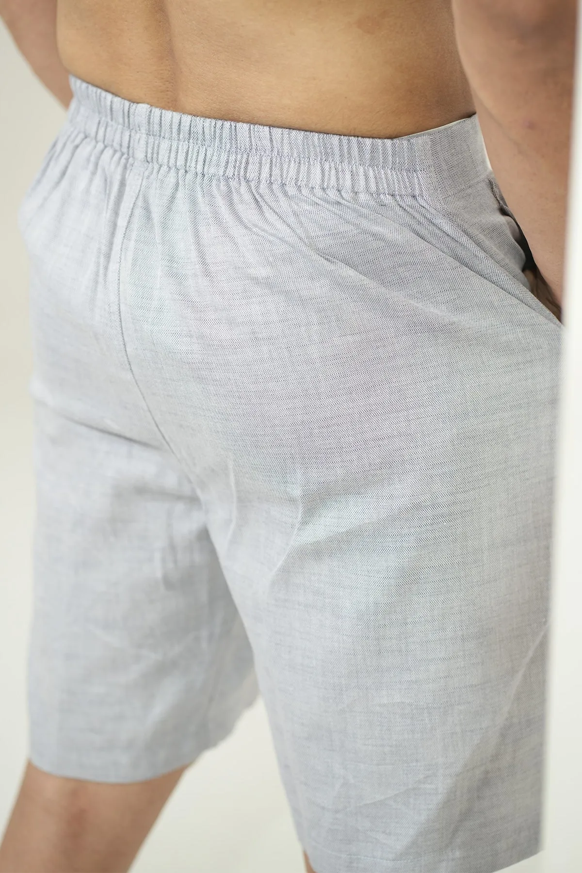 Plain Blue color shorts in cotton fabric , Only shorts Part of Coord Set | Style Matters