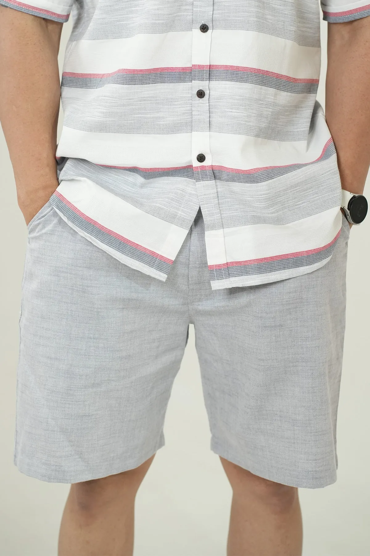 Plain Blue color shorts in cotton fabric , Only shorts Part of Coord Set | Style Matters