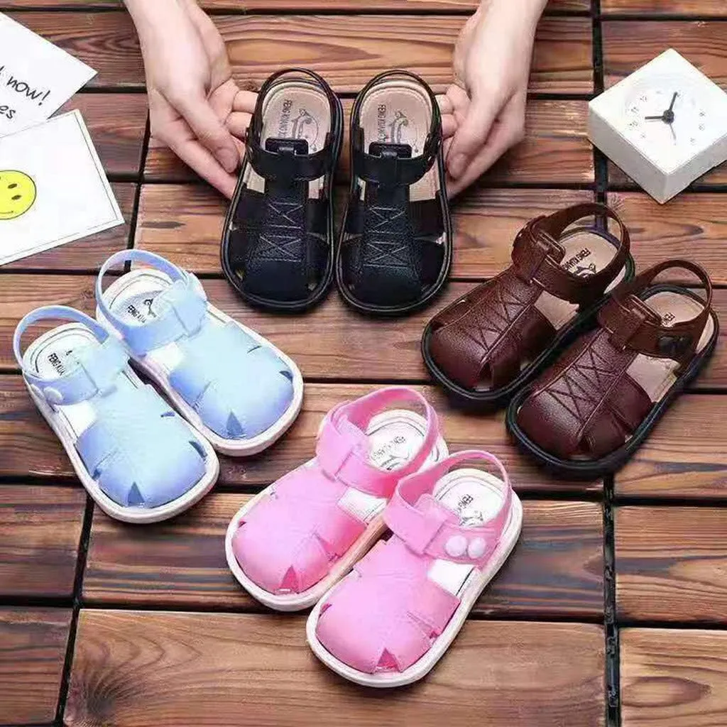 POLG Baby Boys Girls Sandals Non Slip Soft Sole Outdoor Athletic Shoes Infant Toddler First Walker Crib Summer Shoes 2-6Y (Pink, 2.5-3Years)