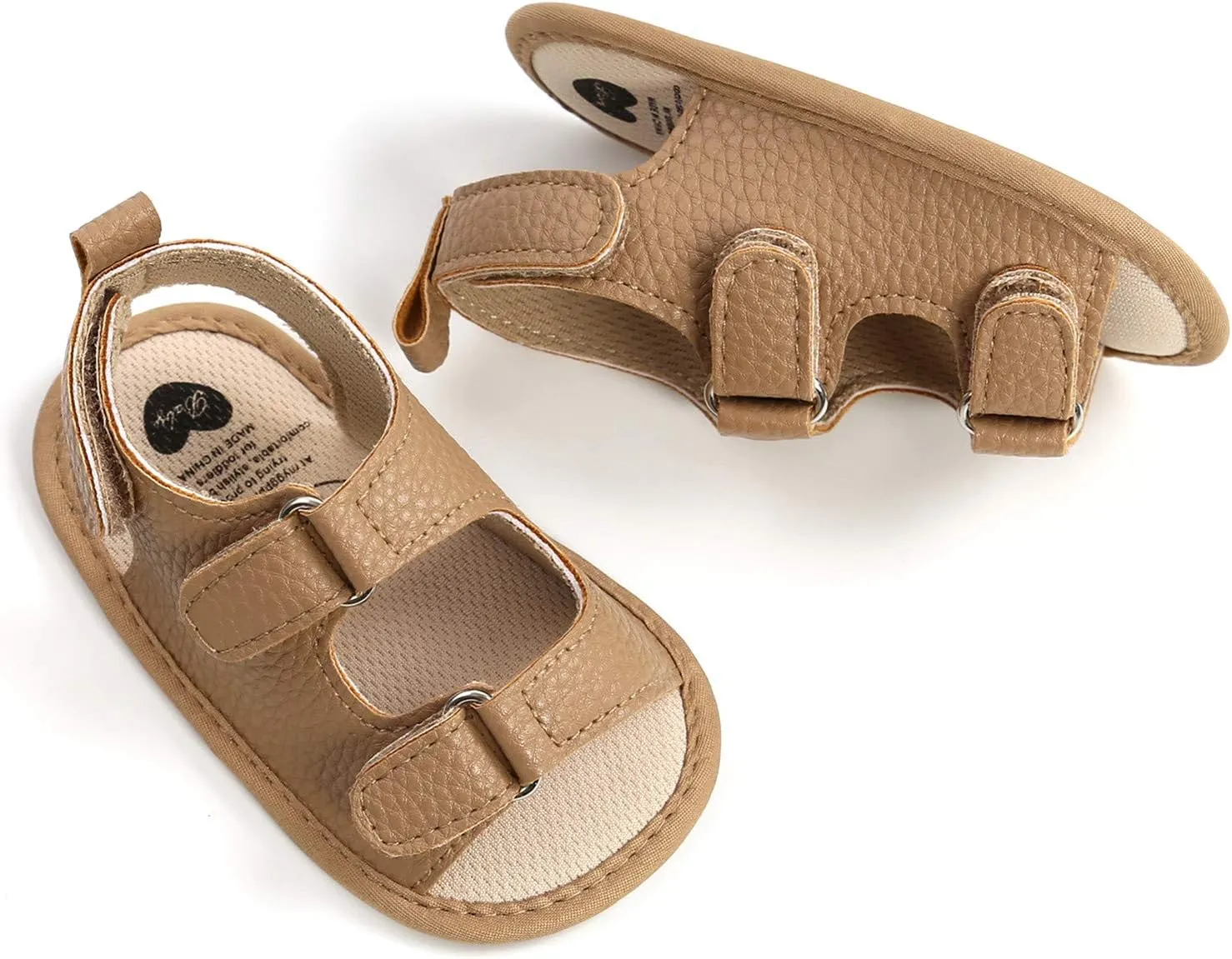 Prewalker Walking Soft Girls Sandals Sole Flat Boys Non-Slip Shoes Baby Rubber Baby Shoes Kids Slide Sandals