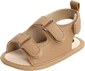 Prewalker Walking Soft Girls Sandals Sole Flat Boys Non-Slip Shoes Baby Rubber Baby Shoes Kids Slide Sandals