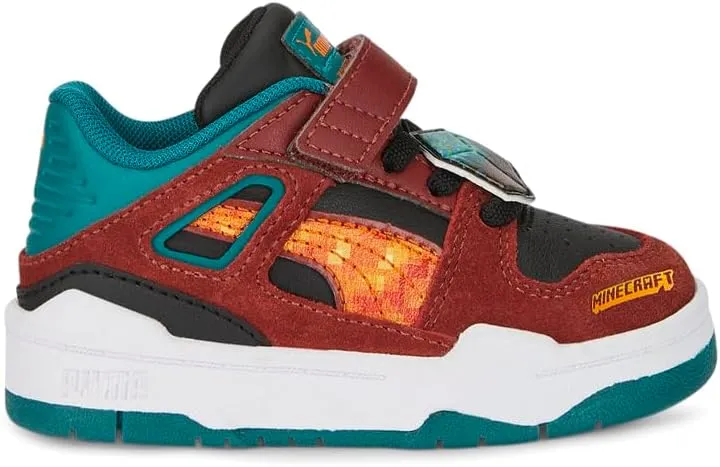 PUMA Infant Boys Minecraft X Slipstream Slip On Sneakers Shoes Casual - Brown - Size 6 M