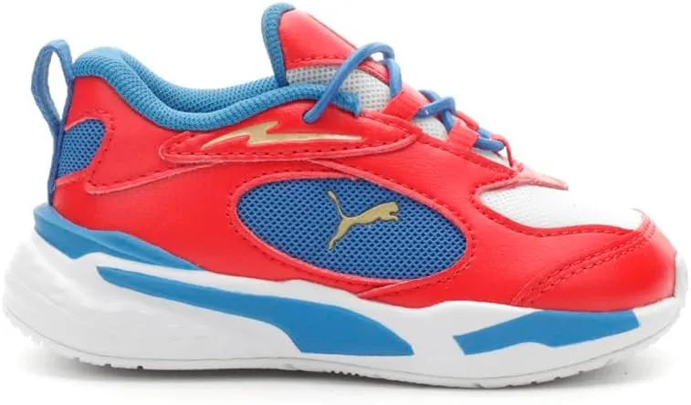 Puma - Infants Rs-Fast RWB Ac Shoes, Size: 6 M US Toddler, Color: Puma White/High Risk Red/Strong Blue