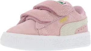 PUMA Suede 2 Straps Athletic Infants Shoe Size 5, Color: Pink