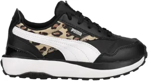 PUMA Toddler Girls Cruise Rider Summer Roar Leopard Lace Up Sneakers Shoes Casual - Black - Size 2 D