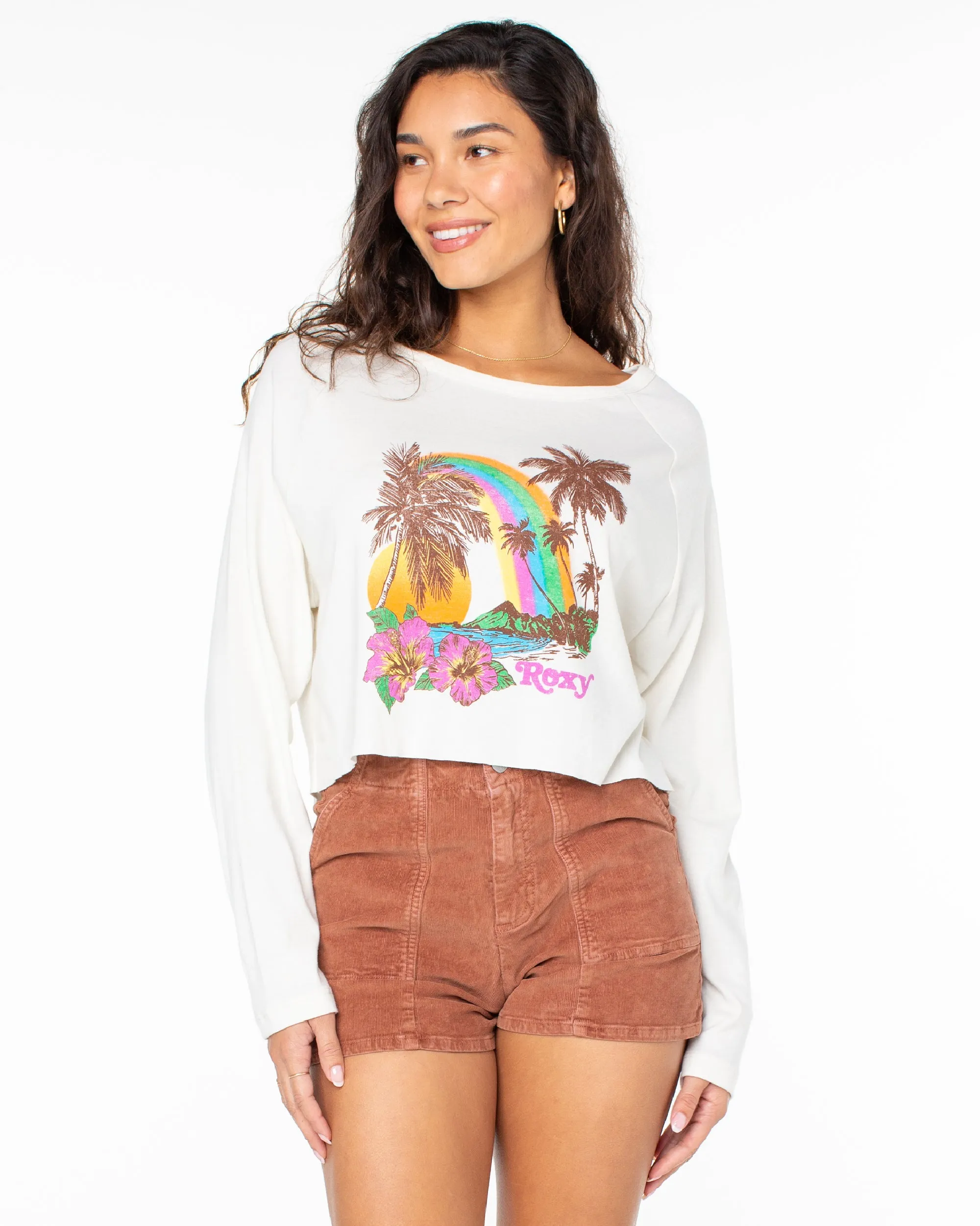 Rainbow Beach T-Shirt - Egret