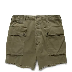 RL44 HERRINGBONE TWILL CARGO SHORT