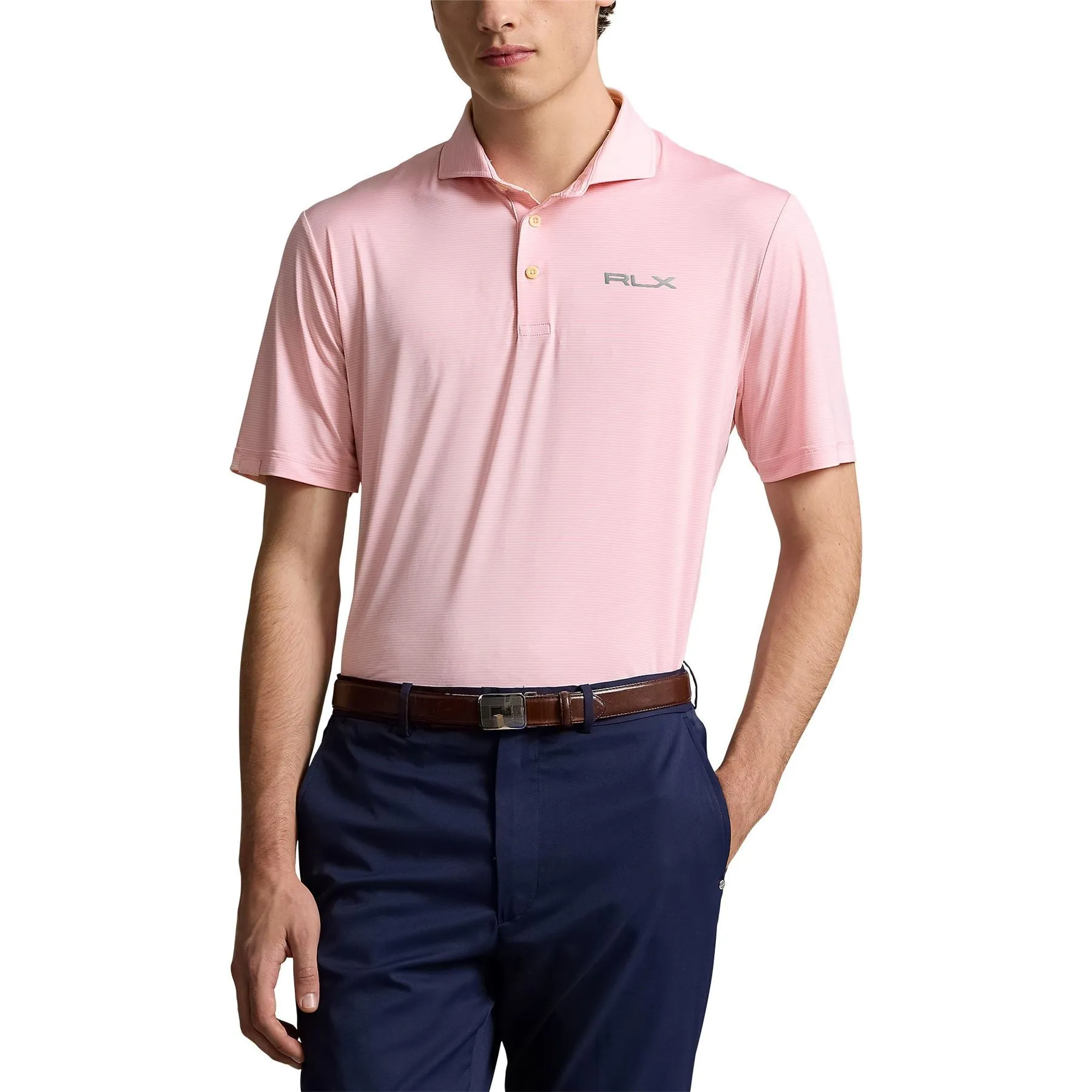 RLX Airflow Jersey Polo Bath Pink - AW24