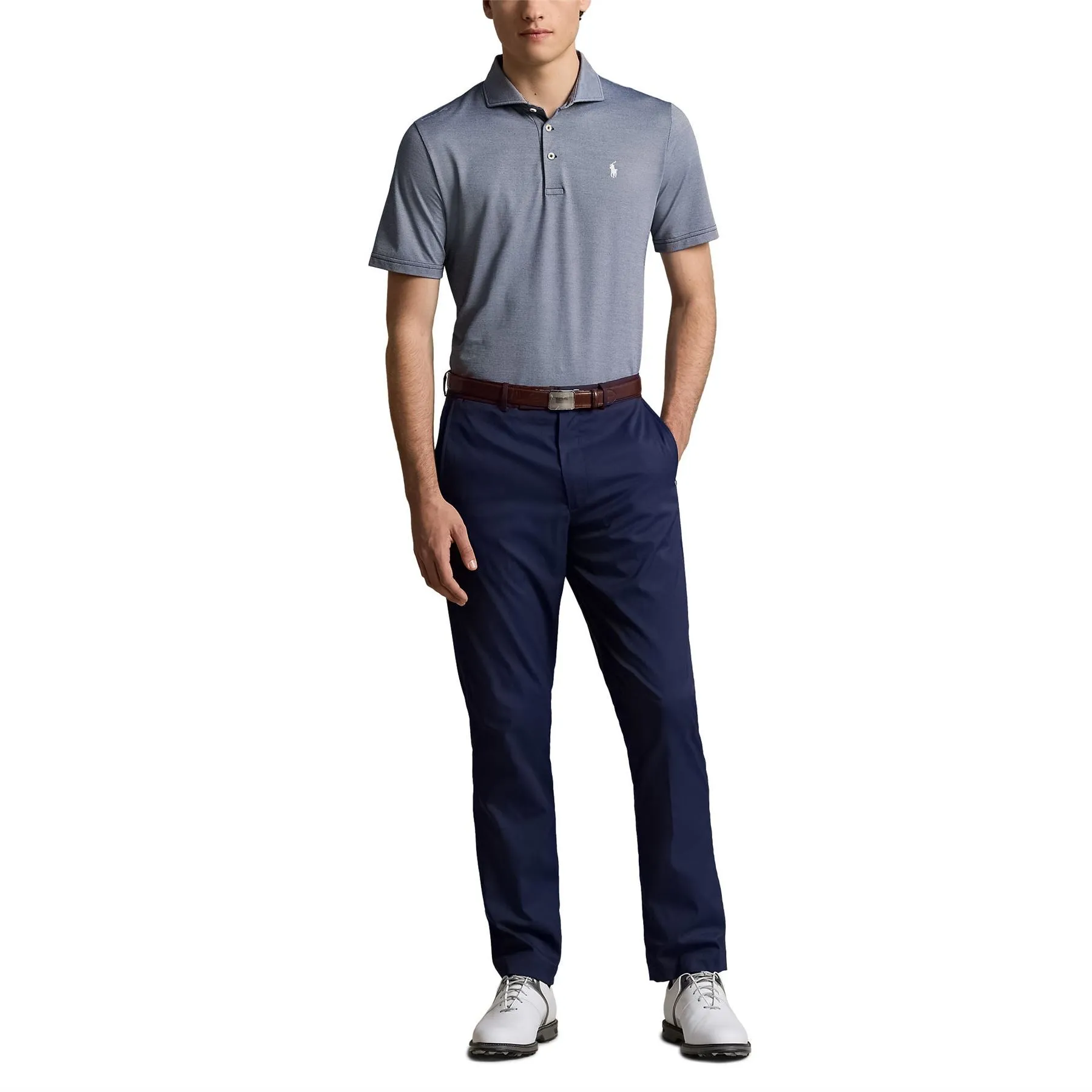 RLX Tour Knit Pique Polo Refined Navy - 2024