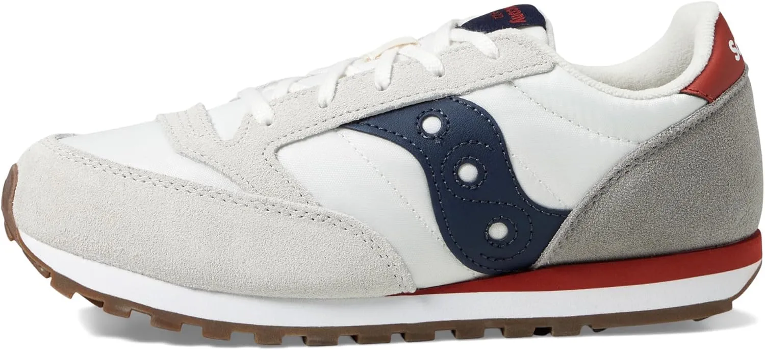 Saucony Originals Jazz Original Kids Shoes  Textile and Leather Upper  Textile Lining  Round Toe Design