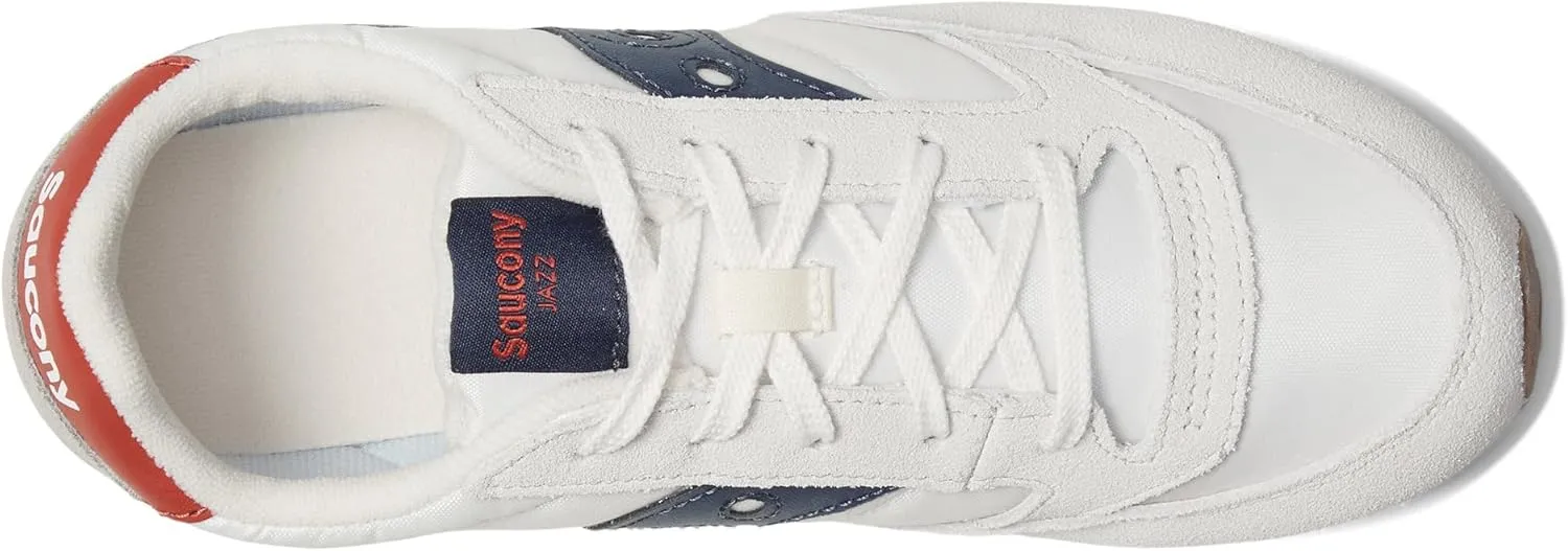 Saucony Originals Jazz Original Kids Shoes  Textile and Leather Upper  Textile Lining  Round Toe Design